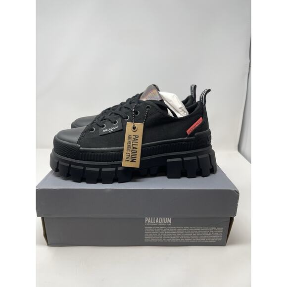 Palladium Shoe Women's 8M Revolt LO TX Black/Black 97243-010-M Retail $170 - Picture 3 of 8